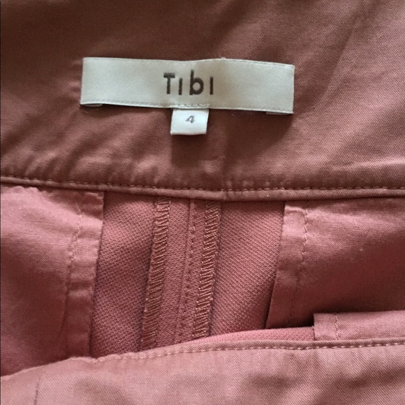 Like New Tibi Anson Stretch Slim Pleated Pants - Picture 6 of 7